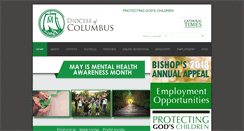 Desktop Screenshot of columbuscatholic.org